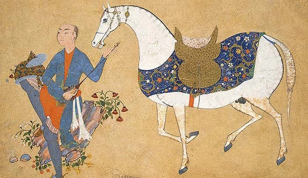 نقاشی سه‌ تار نواز در موزه ارمیتاژ