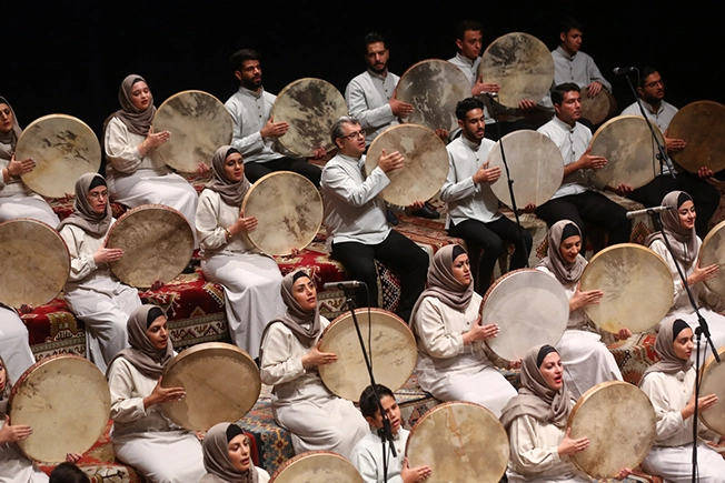 گروهی از دف‌نوازان
