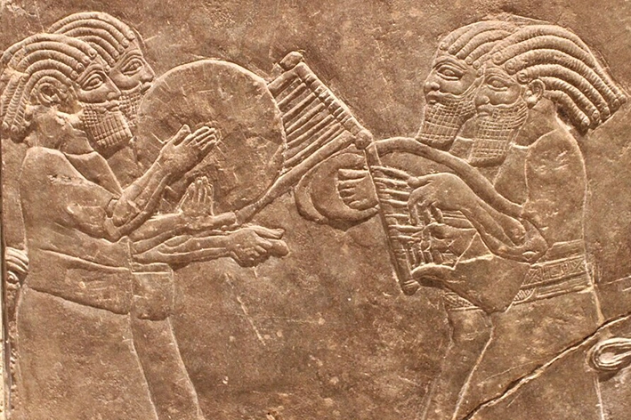 سنگ‌نگاره‌ای از دوران بین‌النهرین باستان