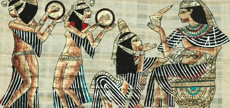 یکی از نقوش دوران مصر باستان